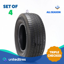 Set Of 4 Used 27570r16 Michelin Defender Ltx Ms 114h - 6.5-8.532