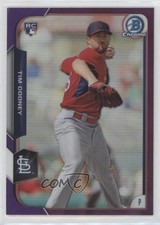 2015 Bowman Chrome Purple Refractor 85/250 Tim Cooney #177 w8t