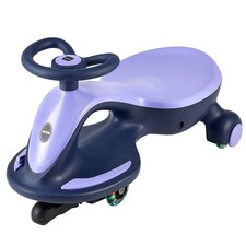 Electric Wiggle Car Energy Powered Kids Ride On Toys For Toddler Age 3 Purple