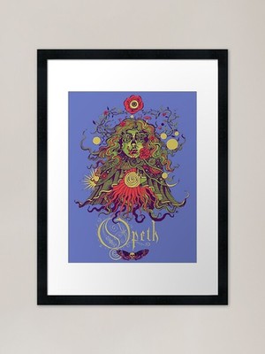 Schwarze Rose Unsterbliche Musik Rock und gerahmtes Wandbild Poster Leinwanddruck Bild