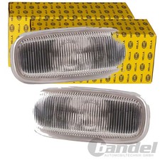 2X HELLA BLINKER GLASKLAR SEITENBLINKER BEIDSEITIG PASSEND FÜR AUDI A2 A3