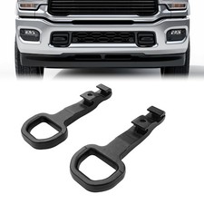 1 Pair Front Bumper Tow Hooks For RAM 2500 3500 2019-2026 #68349551AD 68349551AC