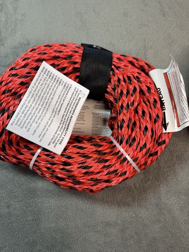 Set of 2 Airhead Deluxe 4-Rider Tube Tow 60-Feet Rope Towable Water Sports CS1L - Picture 3 of 5