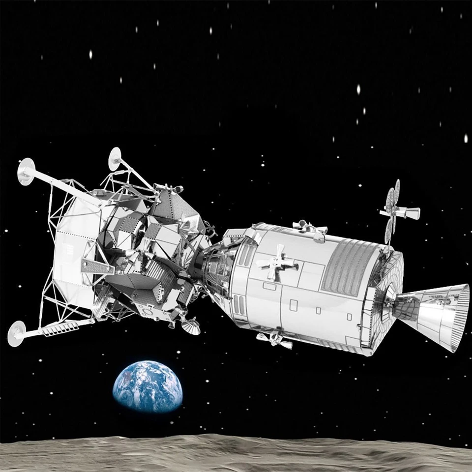 Rompecabezas de Metal 3D Modelo Interestelar Apolo Cósmico Espacio Juguete Regalo Hombre Decoración Foto 4 de 4