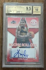 2012-13 Totally Certified Rookie Roll Call Red /79 RC Auto Kyrie Irving BGS 9.5