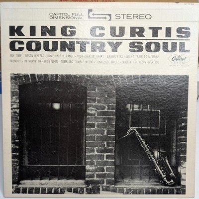 King Curtis Country Soul LP Capitol Records 33 RPM VG+ Stereo Vintage Album L4