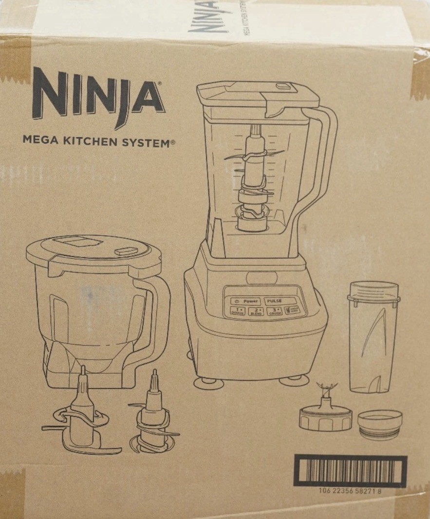 Ninja Mega Kitchen System Blender & Food Processor w/ Smoothie Cup BL770AMZ