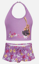 Disney Store Rapunzel Tangled Swim Swimsuit Size 7/8 10 New