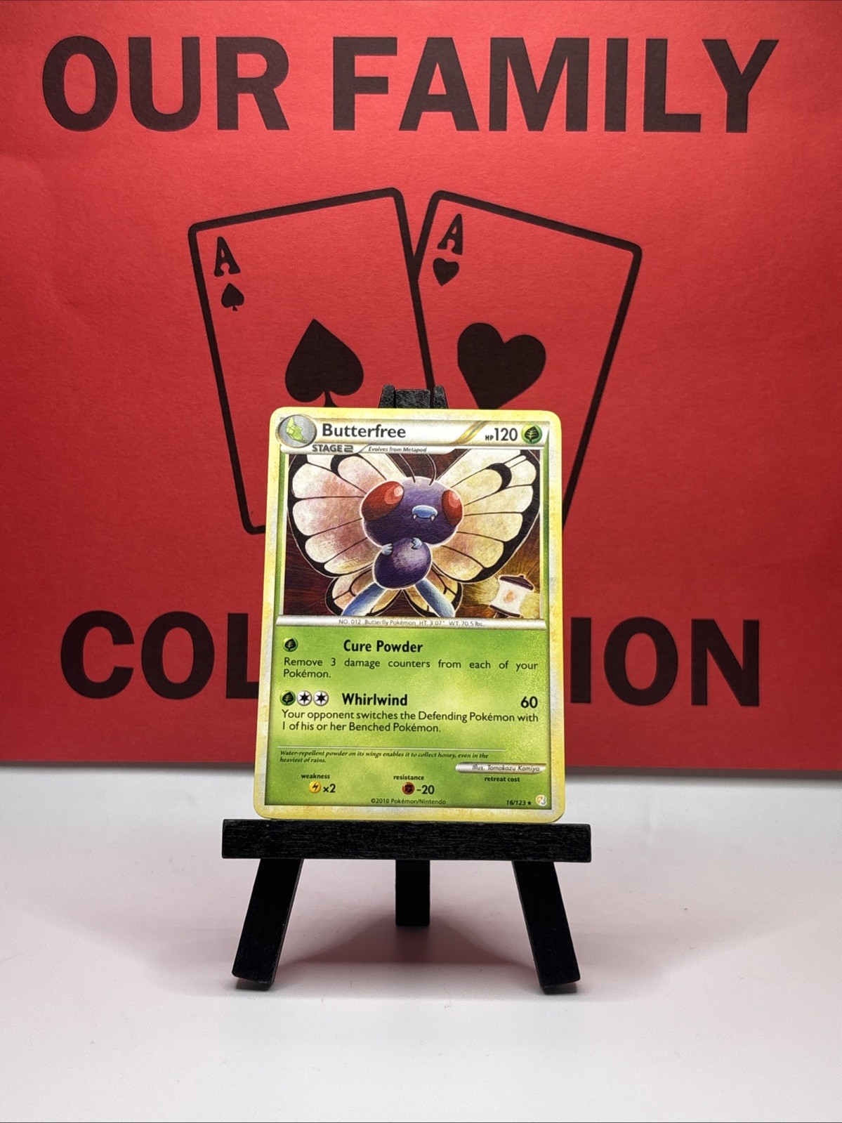 Butterfree 16/123 Rare Pokémon Card Ungraded LP
