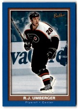 R.J. Umberger 2006-07 Upper Deck Beehive Blue Rookie #134 Philadelphia Flyers