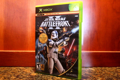 Star Wars Battlefront II 2 XBOX CIB Complete w Reg Card VG Tested Microsoft 2005