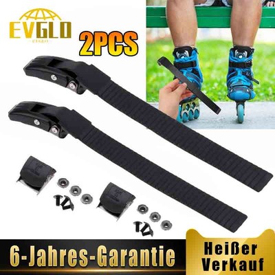 Inline Skate Strap Skating Schuhe Gurt Schnalle mit Schrauben Einstellbare DE