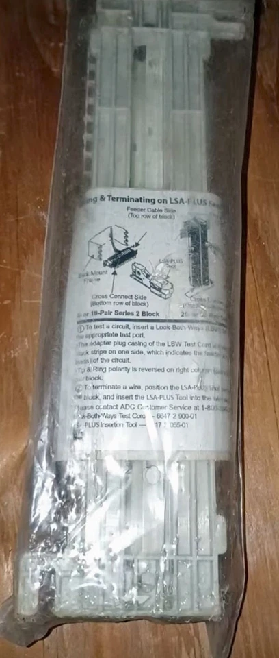 АЦП Krone серия 2 K110 89D-стиль 50 пар разъединительный блок с этикетками - Изображение 3 из 3