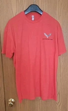 Corvette  Evolution Of A Legend Mens Red Graphic Tee Shirt Size 2XL