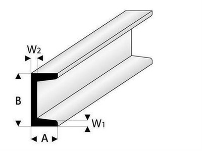 Krick RABOESCH ASA U-Profil 4x8x330 mm (5) / rb412-58-3