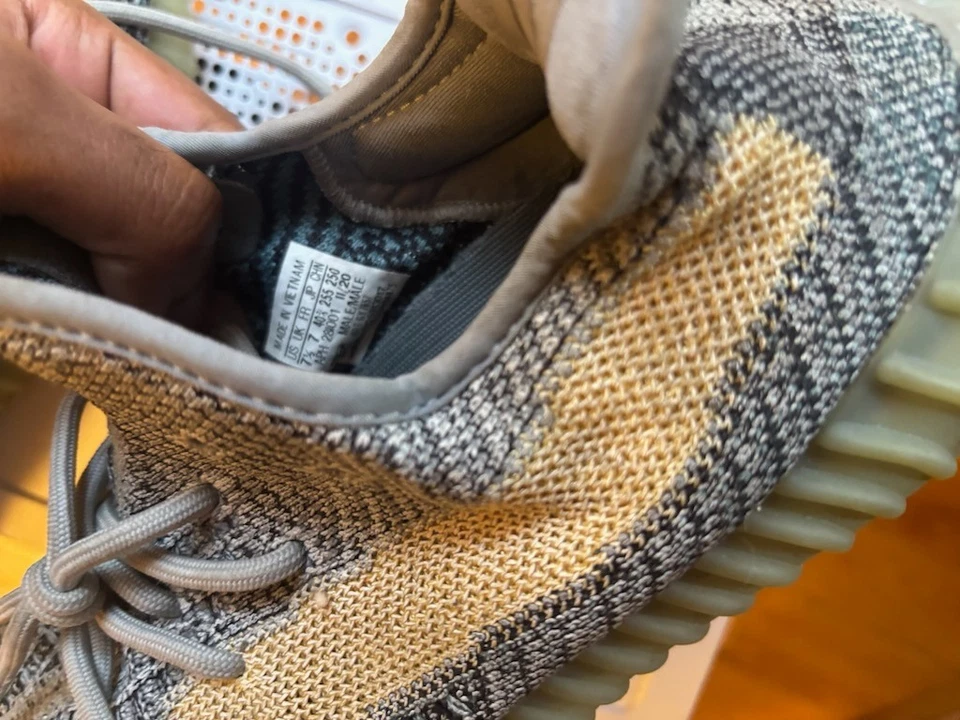 Adidas Yeezy Boost 350 V2 Israfil para hombre talla 7 EE. UU. y Reino Unido - usado color gris Foto 3 de 4