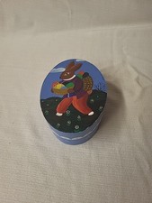 Spandose handbemalt Osterhase, Deko Geschenk Ostern, oval, Handarbeit 