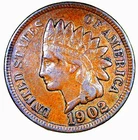 1902 Indian Head Penny.....   Nice Detailed Coin.....  6-30-13
