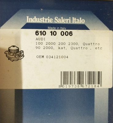 Engine Water Pump - Saleri 610 10 006