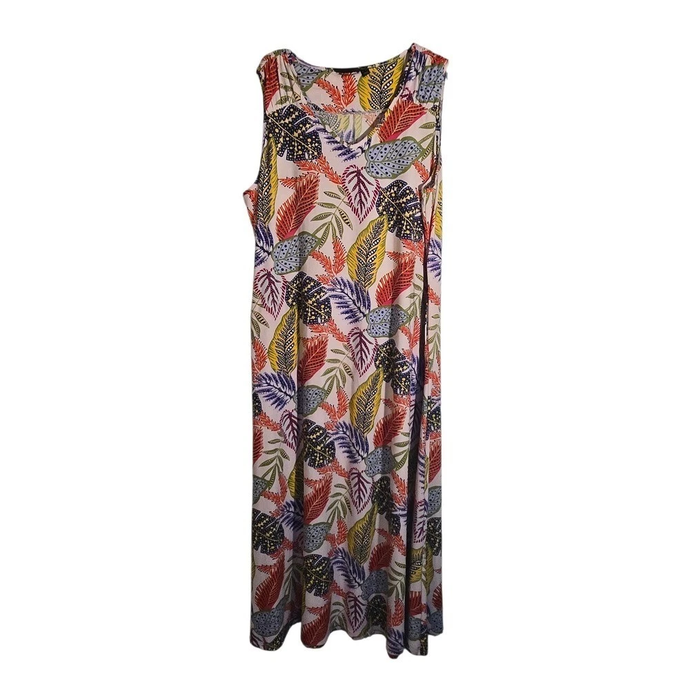 chinese dress ladies NWT Attitudes By Renee Tropical Print Knit Maxi Dress With Cardigan. A   Biggybargains