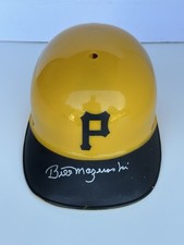 Bill Mazeroski Signed Pirates Full Size Souvenir Batting Helmet JSA COA