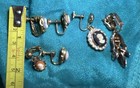 Vintage Signed Earrings Trifari Coro Napier Sarah Screwback Gold-Tone & Unsigned — photo 2