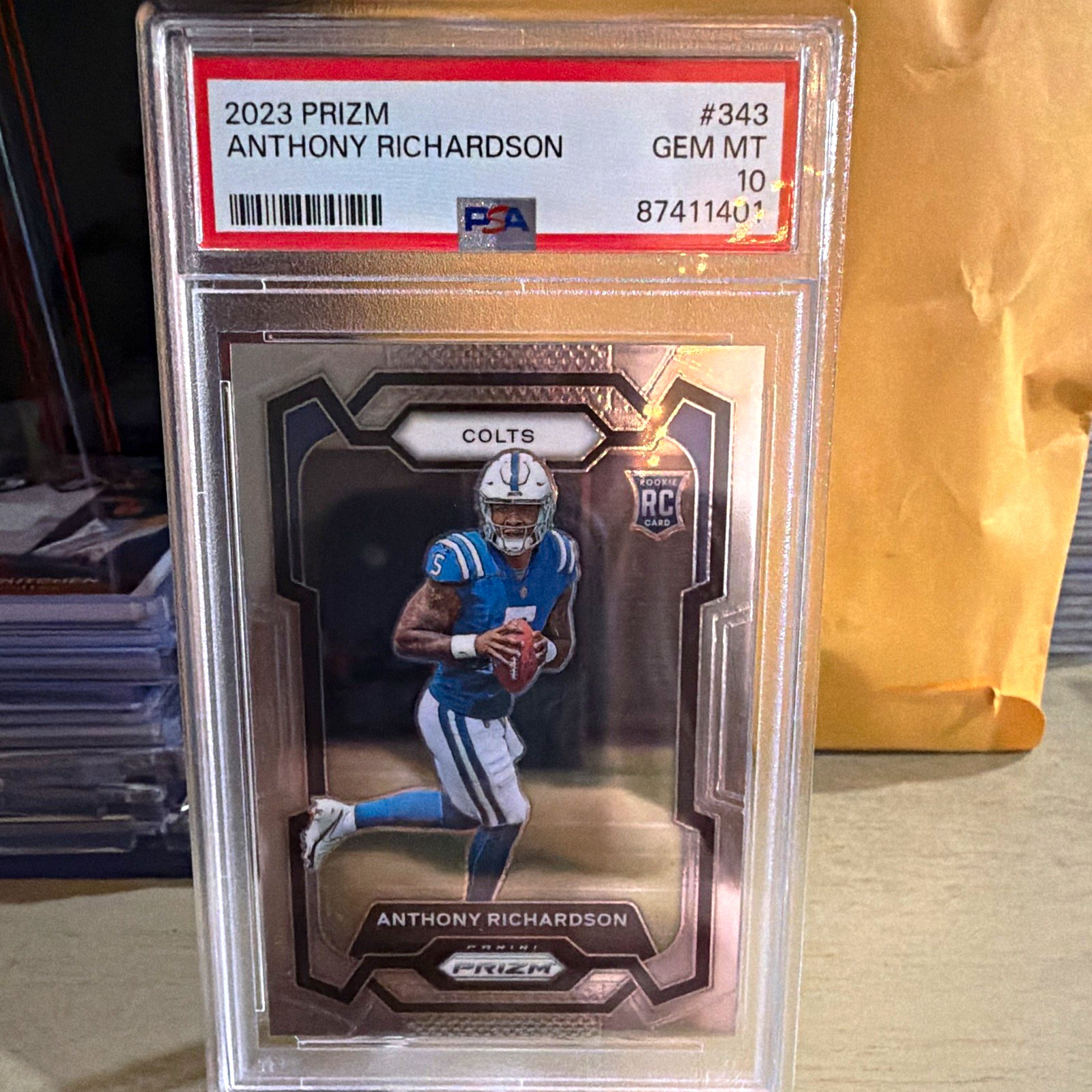 Anthony Richardson Panini Prizm #343 Base