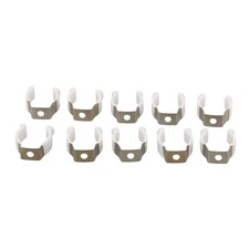 Practical Tool Clips 10PCS Narrow Base Spring Terry Clips with Plastic Coating