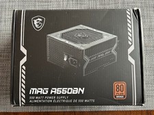 MSI MAG A550BN 550 Watt ATX 80 PLUS BRONZE Certified Power Supply