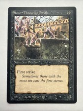 Pietra - Lancio - Diavoli - Arabian Nights - MTG Magic Vintage LP