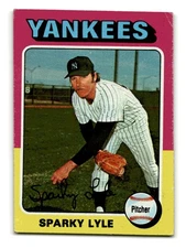 Sparky Lyle 1975 Topps #485 New York Yankees Vintage VG
