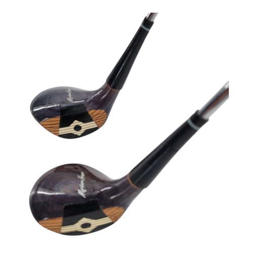 Ram Marlene Hagge Ladies RH Driver and 3 Wood Steel Shafts Original Ram Grips - Picture 2 of 7