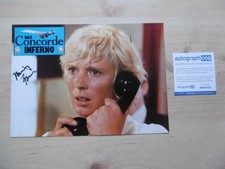 Mimsy Farmer Autogramm signed A4 Lobbycard "Das Concorde Inferno" ACOA