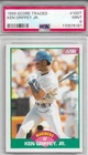 1989 Score Traded #100T Ken Griffey Jr. PSA 9 Mint Seattle Mariners