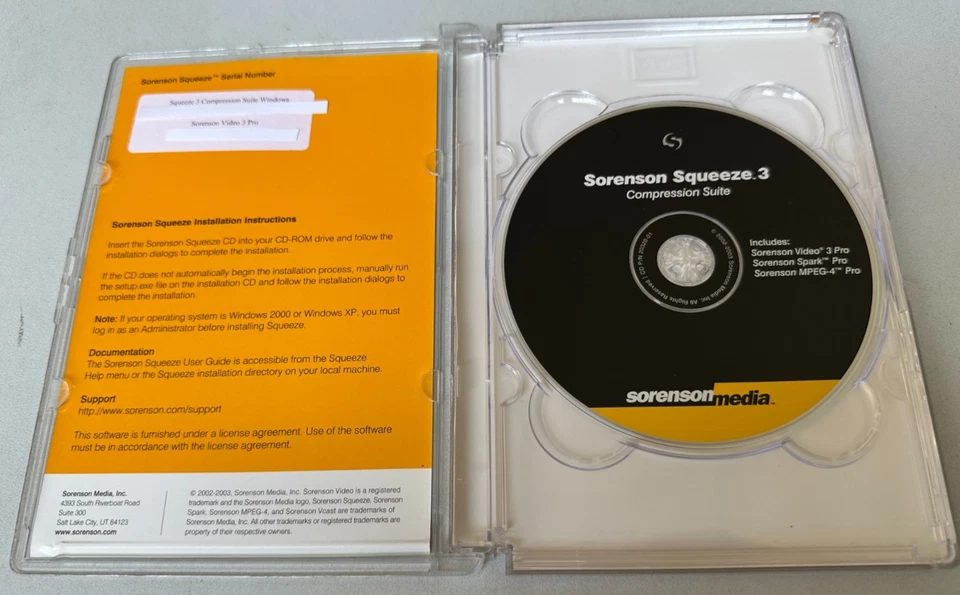 Sorenson Squeeze 3 Compression Suite: Vid 3, Spark, & MPEG4 Pro - Sorenson Media - Image 2 of 4