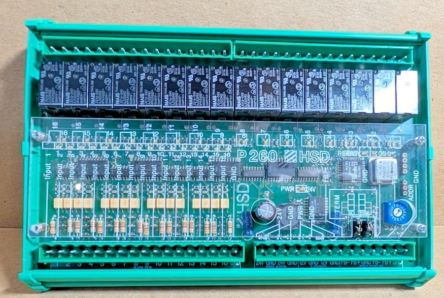 HSD P260C I/O Controller Module, 16-Pt Digital Input, 24VDC, P260 (New No Box)