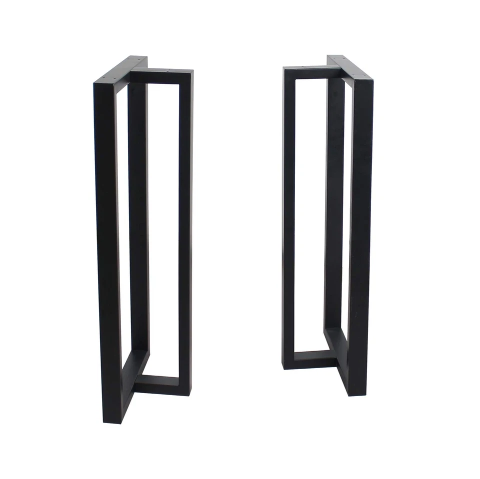 Patas de muebles 35” altura 15” ancho decoración rústica forma de T patas de mesa, resistente... Foto 2 de 4