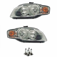 Scheinwerfer Set Gelb H7/H7 FüR Audi A4 8EC B7 8ED 8H7 B6 8HE Inkl. Osram Lampen