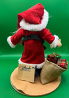 1995 Annalee Santa Claus with Gifts on Stand Number 5398 — photo 8