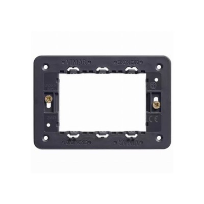 Vimar Eikon Evo 21613 Träger 3 Module Mit Schrauben Für 3 Modul Dosen