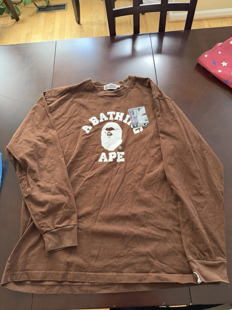 A Bathing Ape Long Sleeve T-Shirts for Men for sale - eBay
