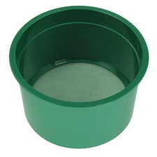 6" Green Mini Stackable Sifting Classifier   60 Holes for Ultra-Fine Gold
