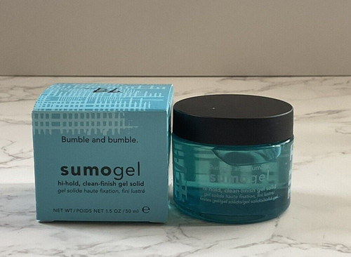 Bumble and Bumble Sumogel Hi-Hold, Clean-Finish Gel Solid 1.5oz / 50ml New Box