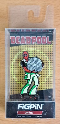 Figpin Mini Pin Deadpool 70's M24 - Marvel Comics - New in package