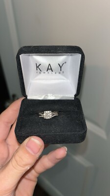 Kay Jewelers Diamond engagement ring 1/3 ct tw Princess cut 10k