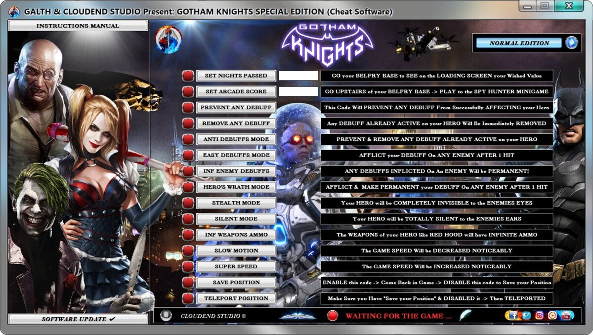 Gotham Knights, Software