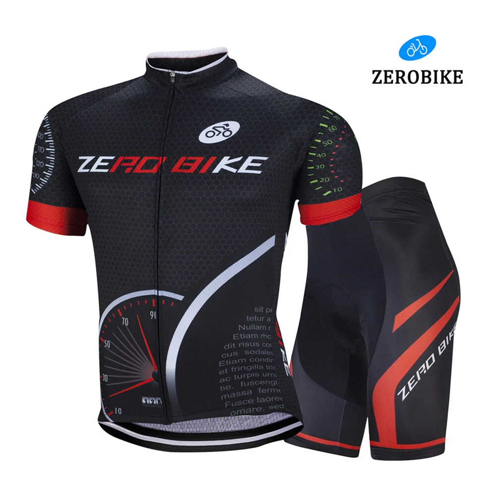 Maglia Ciclismo Uomo Zerobike Mezza Manica – Jersey Da Corsa Outdoor Con Zip Completa