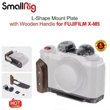 SmallRig L-Shape Mount Plate Handgrip With Wooden Handle for FUJIFILM X-M5 5260