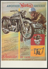 Mayfair Cards of London NORTON DOMINATOR DE LUXE 1952 Postcard  Featherbed frame