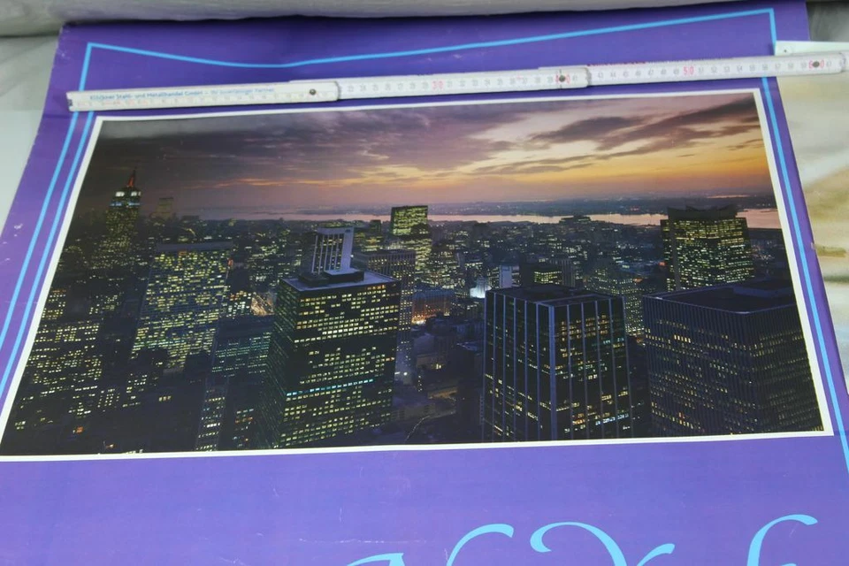 A4/ 2 Poster New York Verkerke + Rose on Wall with Barbed Wire - up to 93x62 /K4 - Image 2 of 4